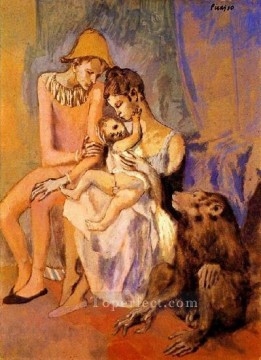 Pablo Picasso Painting - La familia Acrobat 1905 cubista Pablo Picasso